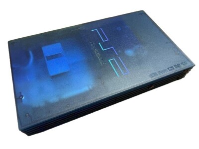 PS2Aqua Blue Console SCPH-39000 Sony PlayStation 2 Used tested