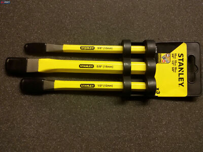 Stanley  4-18-298 Präzisionsflachmeissel Set 3-teilig 10 , 12 & 16 mm 18 - 298 