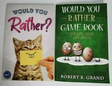 2 Would You Rather Game Books Lot Silly Hilarious Questions Kids Teens Adults