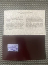 1950 KANSAS CITY CENTENNIAL POSTAL COMMEMORATIVE SOCIETY FIRST DAY ISSUE STAMP