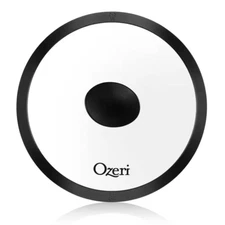Ozeri Fry Pan Lid Earth 8 in High-grade Tempered Glass Silicone-lined Rim
