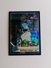 2019 Optic RATED ROOKIE BLUE PANDORA PRIZM  Michael Perez RC #D 01/99 FIRST ONE 
