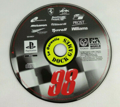 F1 Formula 1 98 PlayStation 1 PS1 Lose VF Spiel Schnellversand