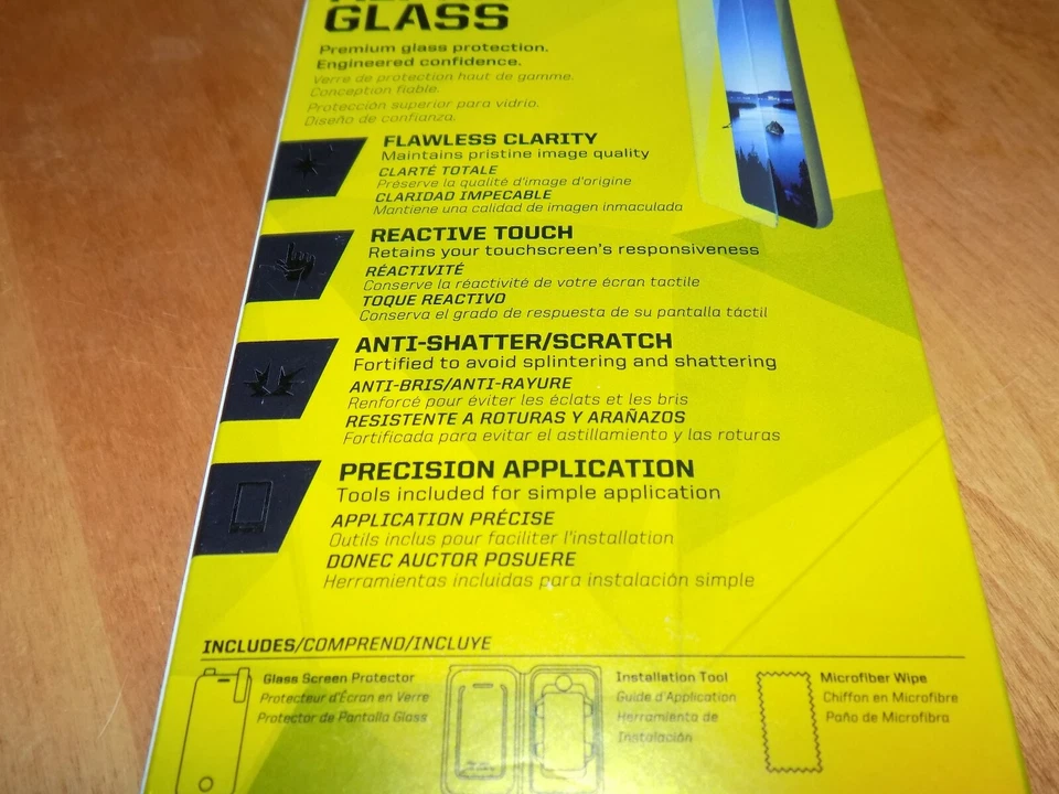 OTTERBOX ALPHA GLASS Screen Protector Apple iPhone 5 5S 5C FORTIFIED SEALED NEW - Image 4 of 4