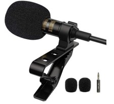 PoP voice Professional Lavalier Lapel Microphone Omnidirectional Condenser Mic f