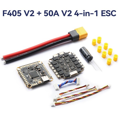 Rastreador de drones de radiocontrol F405 V2 pila de control de vuelo FC BetaFlight 50A/65A 4 en 1 ESC - Imagen 10 de 25