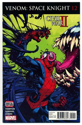 Venom Space Knight 12 1st Tel Kar First Host Symbiote Spider Man Cbsi Key Issue Ebay