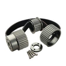 Us Stock Billet Aluminum Gilmer Belt Drive Pulley Kit For Mazda Rx7 Titanium