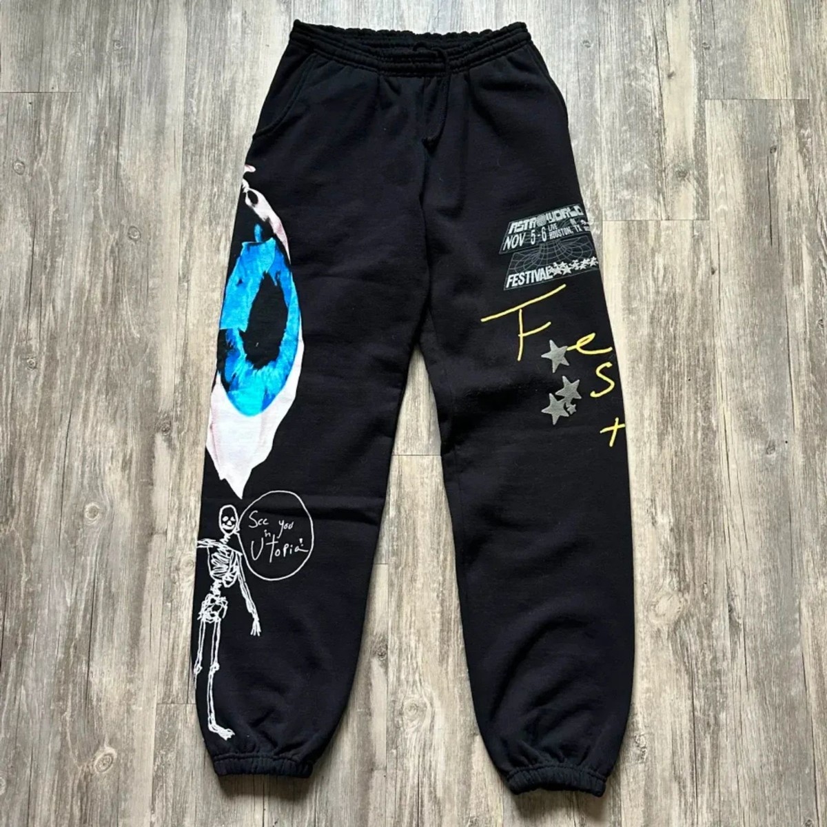 Travis Scott Astroworld Festival Utopia Concert Sweatpants