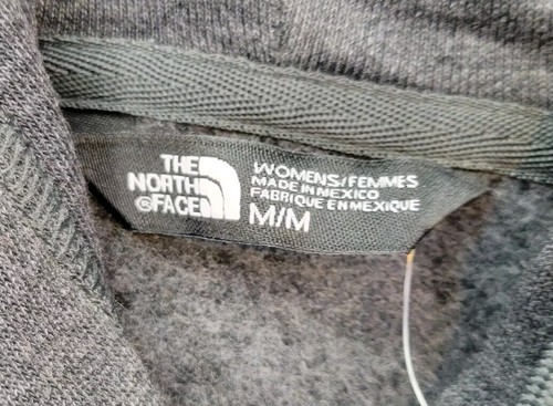 The North Face Edge To Edge Hoodie Womens Medium Gray Fleece Sweatshirt New - Picture 6 of 12