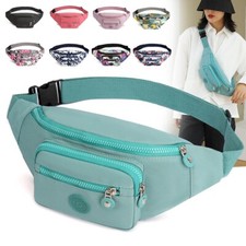 Men Women Fanny Pack Belt waist Bag Cross body Sling Shoulder Travel Sport Pouch