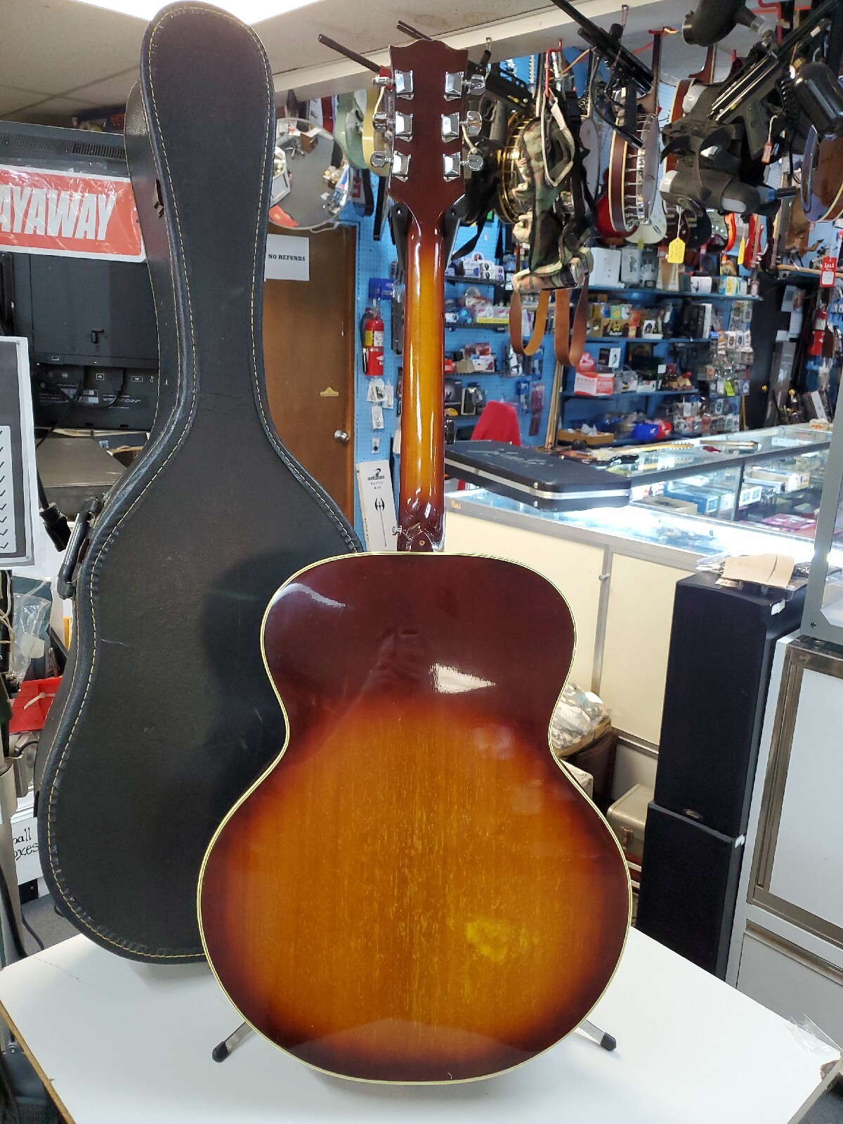 ALVAREZ 1974 STEEL STRING ACCOUSTIC JUMBO BODY GUITAR 5052 FLOWER PICKGUARD RARE eBay