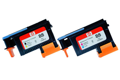 Reman HP 88 Print head C9381A Black Yellow C9382A Magenta Cyan Printhead