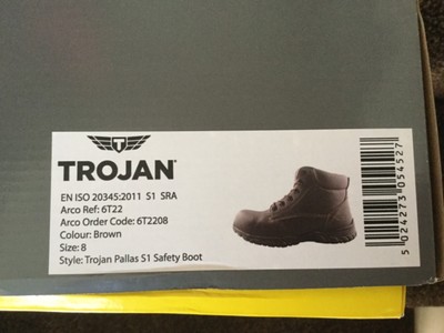 trojan extreme comfort safety boots