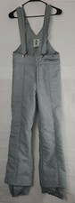 Vintage 70's NUMBER 1 SUN Size 30 Gray Ski Snow Bib Pants
