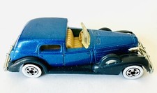 Hot Wheels 1989 Whitewalls ‘35 Classic Caddy Blue Oldies Classics 30’s Cadillac