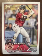 Corbin Carrol rookie card 