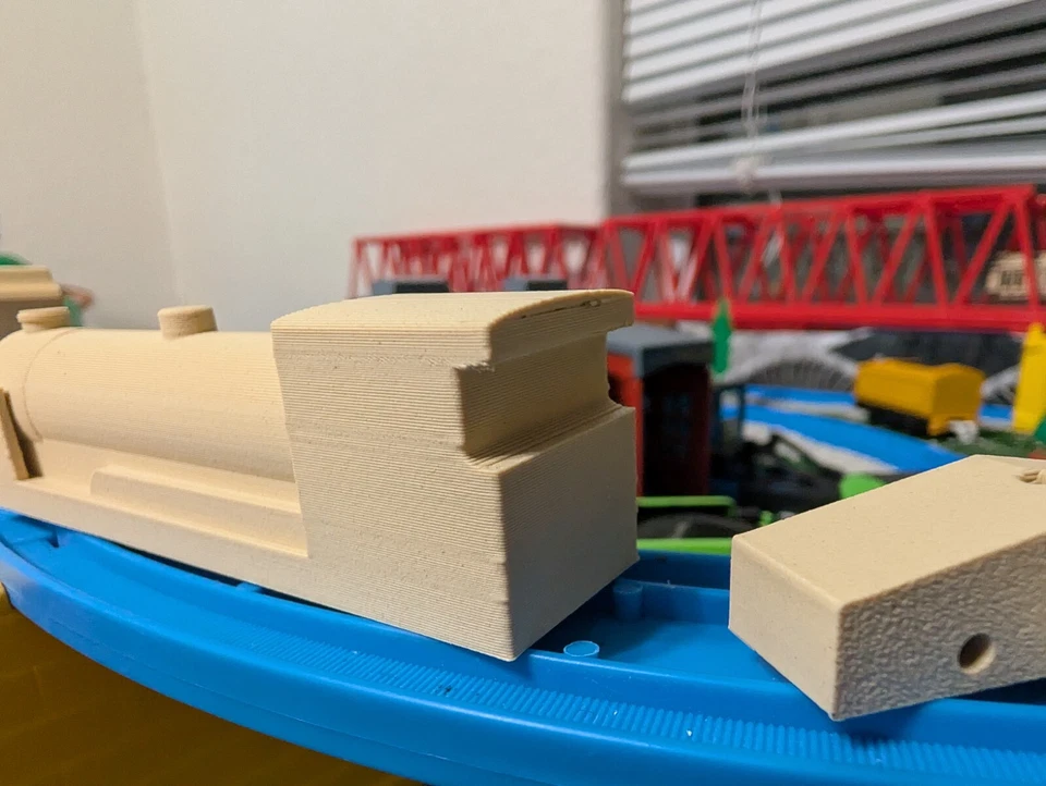 Thomas & Friends деревянная железная дорога 3D-печать Richard/Merlin дерево PLA - Изображение 3 из 4