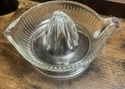 Vintage Citrus Juicer Heavy Glass Reamer Squeezer federal glass large