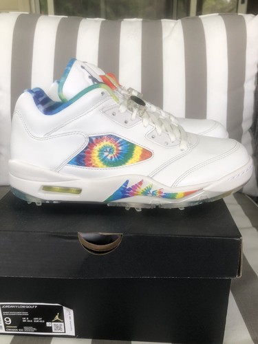 Size 9 - Jordan 5 Low Golf Peace, Love 