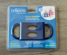 Dr Brown's Milestones Silicone Handles Fits Most Wide-Neck Bottles  Sippy Cups