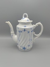 Vintage Kaffeekanne 1,25l Porsgrund Bogstad Strå handbemalt, sehr selten