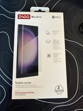 ZAGG Samsung Galaxy S23 Ultra Invisible Shield fusion curve Screen Protector