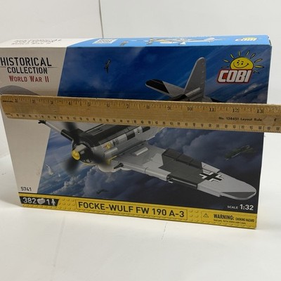 COBI 5741 FOCKE-WULF FW 190 A-3 - 382 pcs- 1 pilot - US SELLER