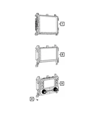 Genuine Mopar Multi Media Radio 68417862AO