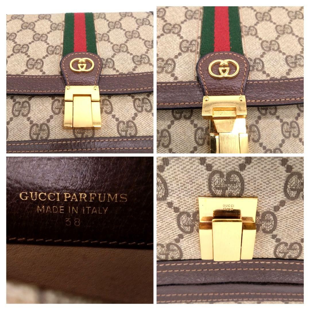 Excellent condition GUCCI GG pattern rare PARFUMS shoulder bag cute thumbnail 19