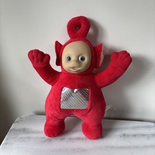 Teletubbies 8" Plush Po Red Stuffed Animal Soft Doll RARE From USA Red VTG 90s