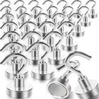20 pack Magnetic Hooks, Heavy Duty 30lb+ Strong Magnet Hook for Cruise Cabins