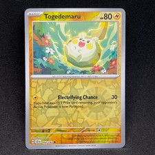Togedemaru 54/142 Uncommon Stellar Crown Pokemon Reverse Holo NM