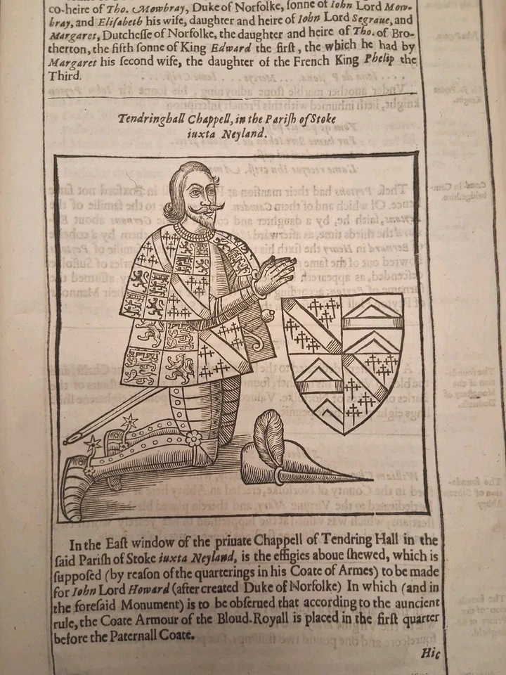 Antique Book 1631 Ancient Funeral Monuments of Great Britain Weever Witchcraft  - Image 3 of 4