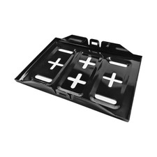Metal Battery Tray, Heavy Duty Car Battery Mounting Tray Battery Hold Down