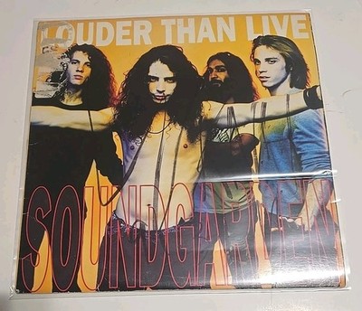 Vintage Soundgarden Louder Than Live Lp Record Album Blue Vinyl 1990 Promo A&M H