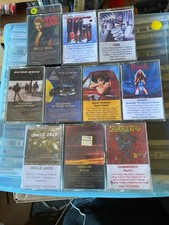LOT of 10 cassette tapes HARD ROCK HEAVY METAL GLAM ALT ROCK Def Leppard