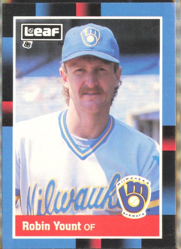 Robin Yount #106 1988 Leaf card
