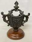 New ListingCast iron Finial On Wooden Base
