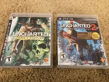 Uncharted 1 & 2 Drake's Fortune, Among Thieves PS3 PlayStation 3 - Tested!