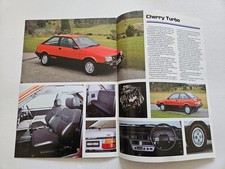 NISSAN CHERRY INC GTI TURBO SALES BROCHURE 1984