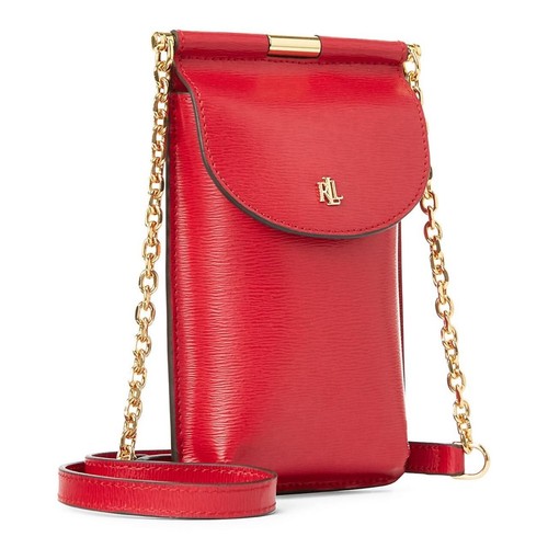 Ralph Lauren Cow Leather Handbag Pink Crossbody