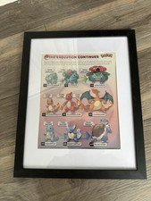 Framed 14 X 11 Nintendo Ad N64 NES Pokemon Ga...