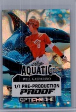 Will Gasparino 2025 Leaf Optichrome Baseball 1/1 Pre Production Proof