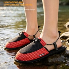 Foldable Travel Slippers Portable Shower Shoes Breathable Nylon Material