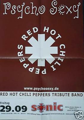Red Hot Chili Peppers Tribute Band Konzert-Poster  A2