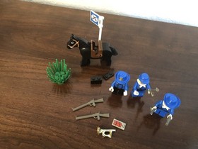 6706 Western COWBOY FRONTIER PATROL Complete w/ Cavalry Weapons Bugle NO Instr