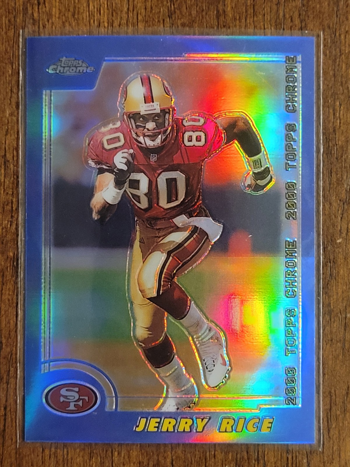 2000 Jerry Rice Topps Chrome Refractor #45