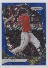 2020 Prizm Tier II Quick Pitch Blue Donut Circle 184/199 Yu Chang Rookie RC 0en