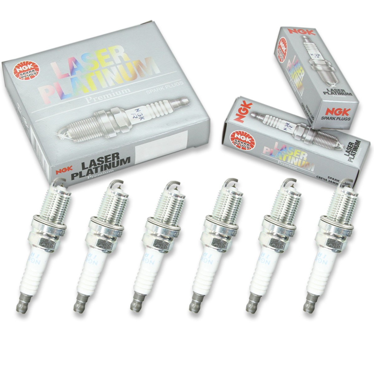 6 pc NGK 95712 LZFR6AP11GS Laser Platinum Spark Plugs for PKH20TT IKH20TT xc